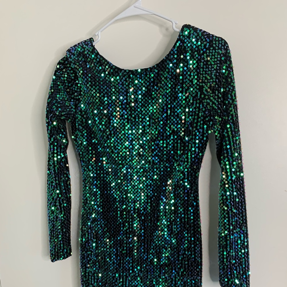 Sequin mini dress